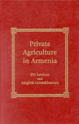 Book cover for Private Agriculture in Armenia