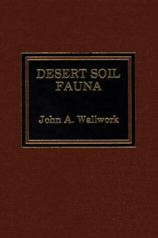 Cover of Desert soil fauna.