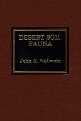 Book cover for Desert soil fauna.