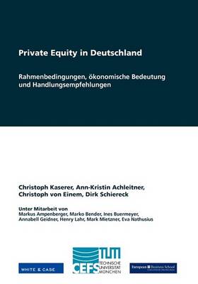 Book cover for Private Equity in Deutschland