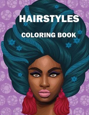 Book cover for Hair Stylist Coloring Book