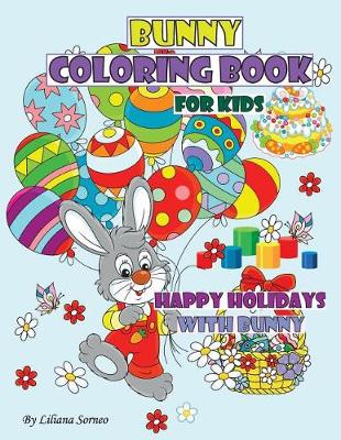 Book cover for Bunny Coloring Book for Kids