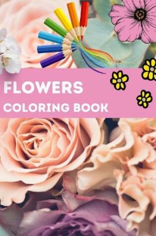 Cover of Flowers coloring book