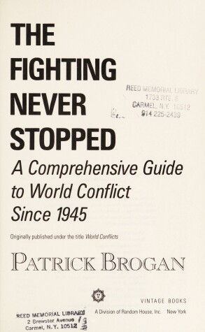 Book cover for Fighting Never Stopped