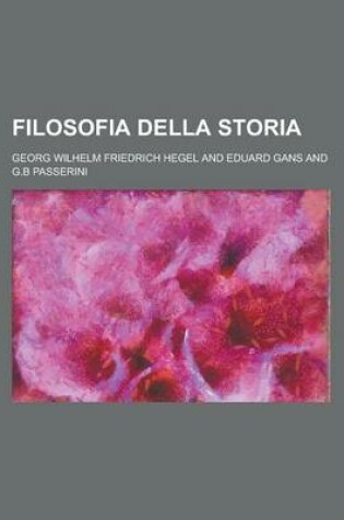 Cover of Filosofia Della Storia