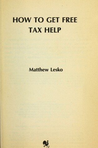 Cover of How to Get Free Tax Help