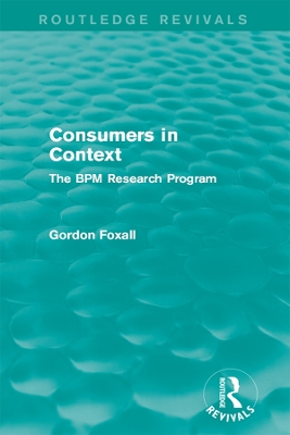 Book cover for Consumers in Context