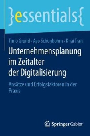 Cover of Unternehmensplanung im Zeitalter der Digitalisierung