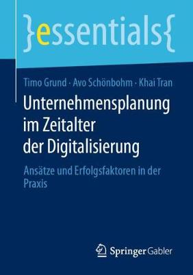 Cover of Unternehmensplanung im Zeitalter der Digitalisierung