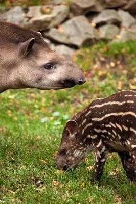 Book cover for Mother and Baby Tapir Animal Journal