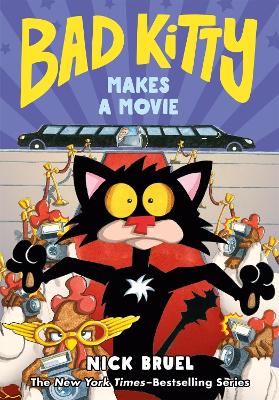 Book cover for Bad Kitty Makes a Movie (Graphic Novel)