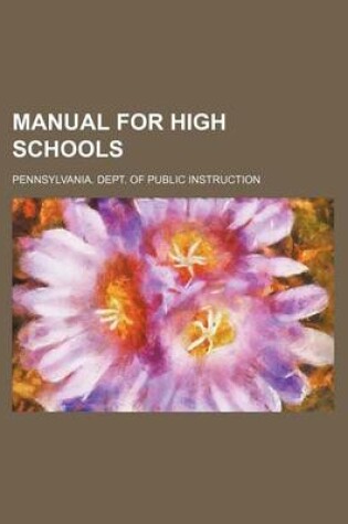 Cover of Manual for High Schools