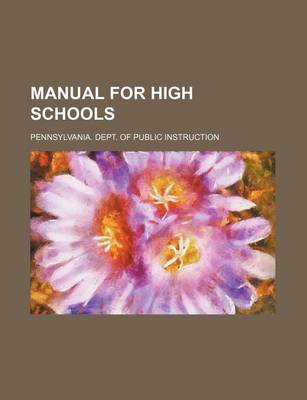 Book cover for Manual for High Schools