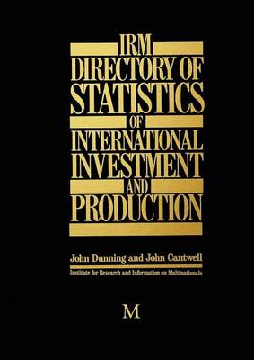 Book cover for IRM Directory of Statistics of International Investment and Production