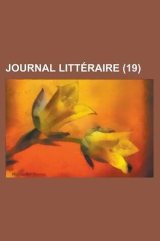 Cover of Journal Litt Raire (19)