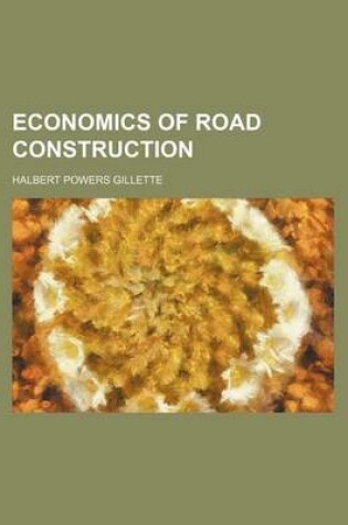 Cover of Economics of Road Construction