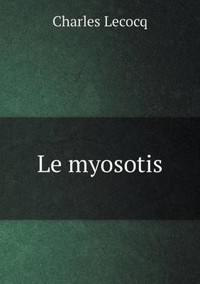 Book cover for Le myosotis