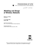 Book cover for Modeling and Design of Wireless Networks