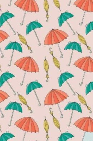 Cover of Journal Notebook Umbrellas Pattern 3