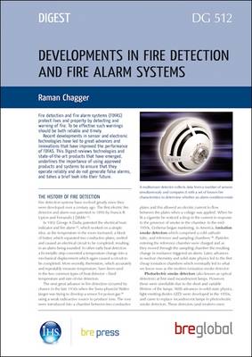 Book cover for Developments in Fire Detection and Fire Alarm Systems