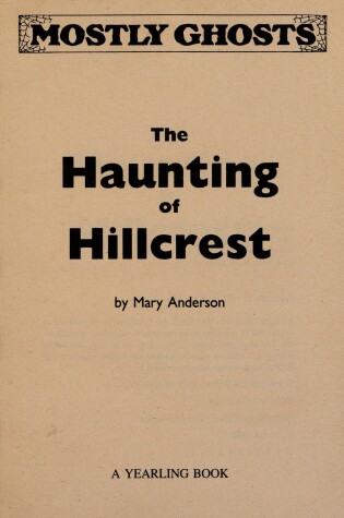 Cover of Haunting/Hillcrest