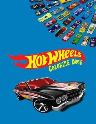 Book cover for Hot Wheels Coloring Book