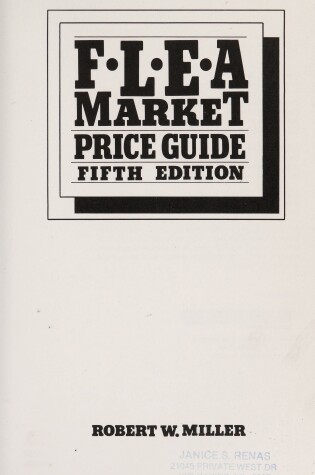 Cover of Flea Market Price Guide