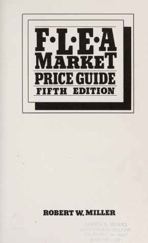 Book cover for Flea Market Price Guide