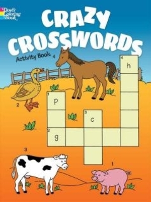 Book cover for Crazy Crosswords Activity Book