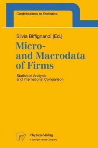 Cover of Micro- And Macrodata of Firms