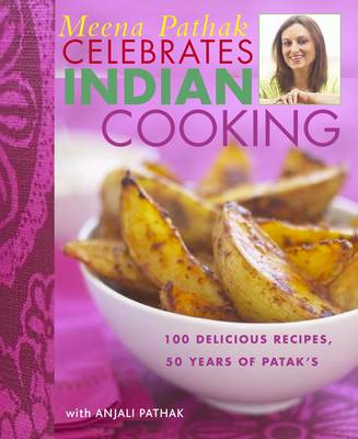 Book cover for Meena Pathak Celebrates Indian Cooking