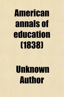 Book cover for American Annals of Education