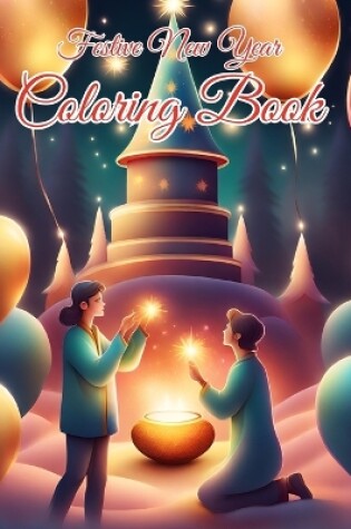 Cover of Festive New Year Coloring Book