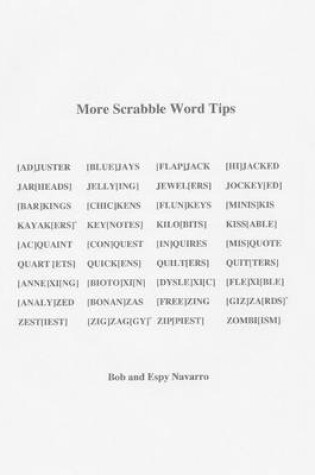 Cover of More Scrabble Word Tips