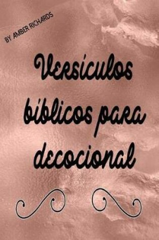 Cover of Versiculos biblicos para decocional