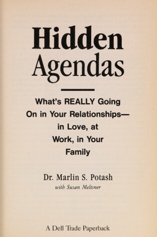 Cover of Hidden Agendas