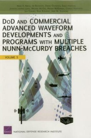 Cover of DOD and Commercial Advanced Waveform Developments and Programs with Nunn-Mccurdy Breaches