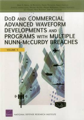 Book cover for DOD and Commercial Advanced Waveform Developments and Programs with Nunn-Mccurdy Breaches