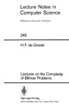Book cover for Lectures on the Complexity of Bilinear Problems