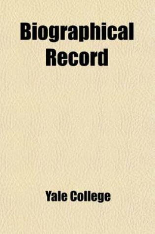 Cover of Biographical Record