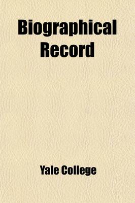 Book cover for Biographical Record