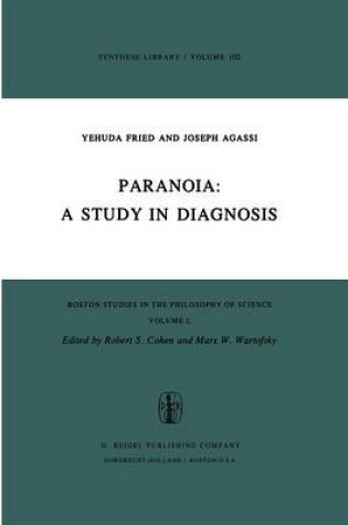 Cover of Paranoia: A Study in Diagnosis