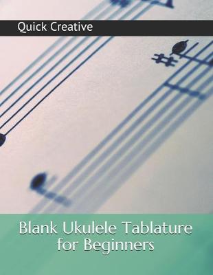 Book cover for Blank Ukulele Tablature for Beginners