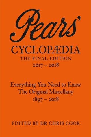 Cover of Pears' Cyclopaedia 2017-2018