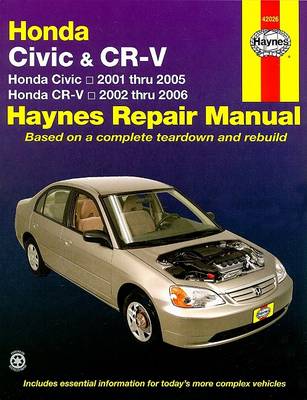 Book cover for Haynes Honda Civic & CR-V