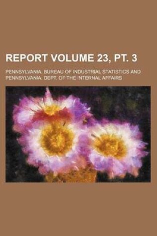 Cover of Report Volume 23, PT. 3