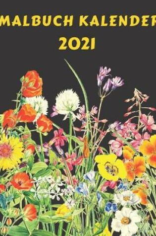 Cover of Malbuch Kalender 2021