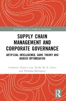 Book cover for Supply Chain Management and Corporate Governance