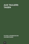 Book cover for Aus Taulers Tagen