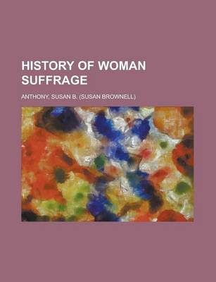 Book cover for History of Woman Suffrage Volume II